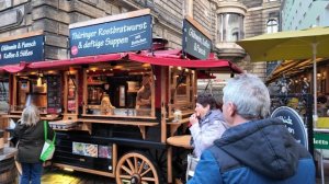 ⭐ Дрезден прогулка по городу |  Рождественская ярмарка у Frauenkirche вечером 4K