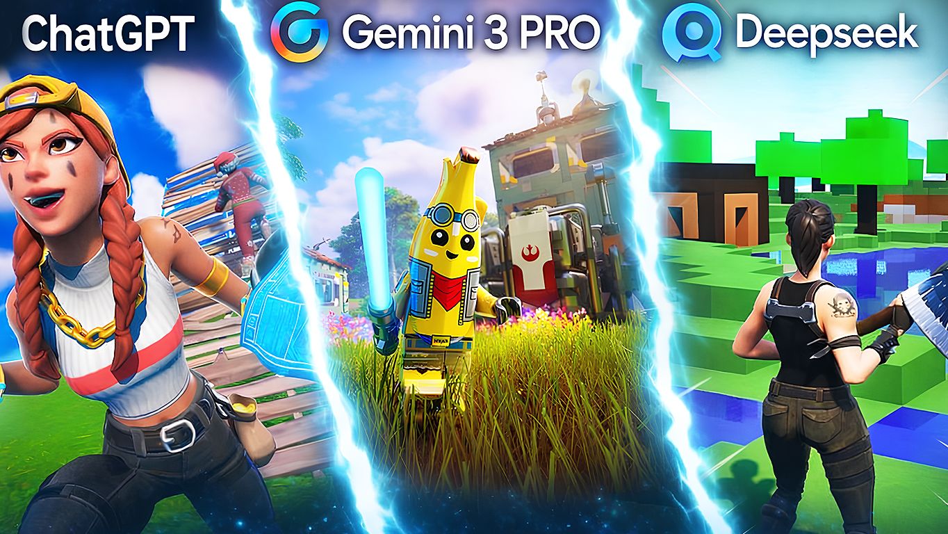 ChatGPT vs Gemini 3 vs Deepseek Создали Fortnite С Нуля смотреть онлайн