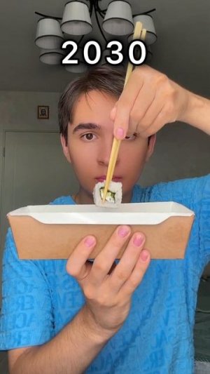 sushi roll in the future! #funny