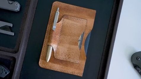 Кожанный чехол для блокнота