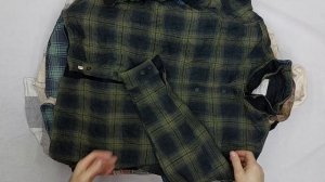 40729 Рубашки мужские фланель на мех подкладе, 12пак, camicie flanele imbotito 1/2, секонд (extra) о