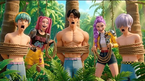 Руми и Зои захватили Джину и Мистери. Руми сделал это. Неожиданный поворот смотреть онлайн