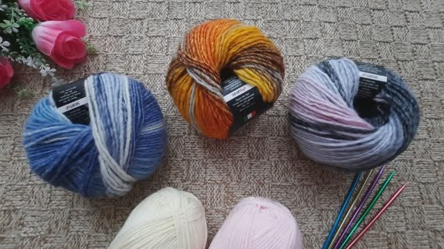 Объемный узор для шапок.. смотреть онлайн