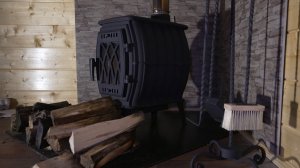 Установка печи ( Бахта) в доме из профильной трубы