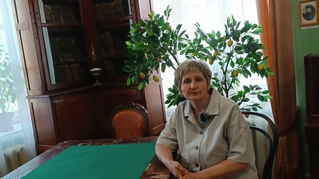 В комнате-музее основателя библиотеки Федора Константиновича Опочинина.