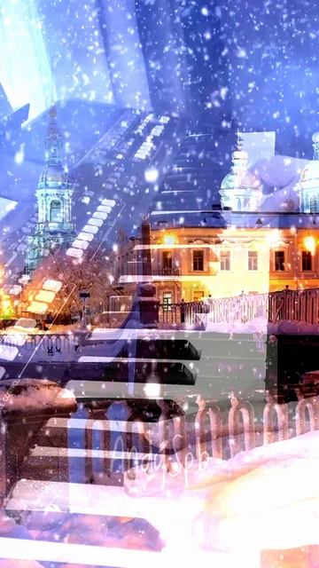 Импровизация "Первый снег в городе". смотреть онлайн