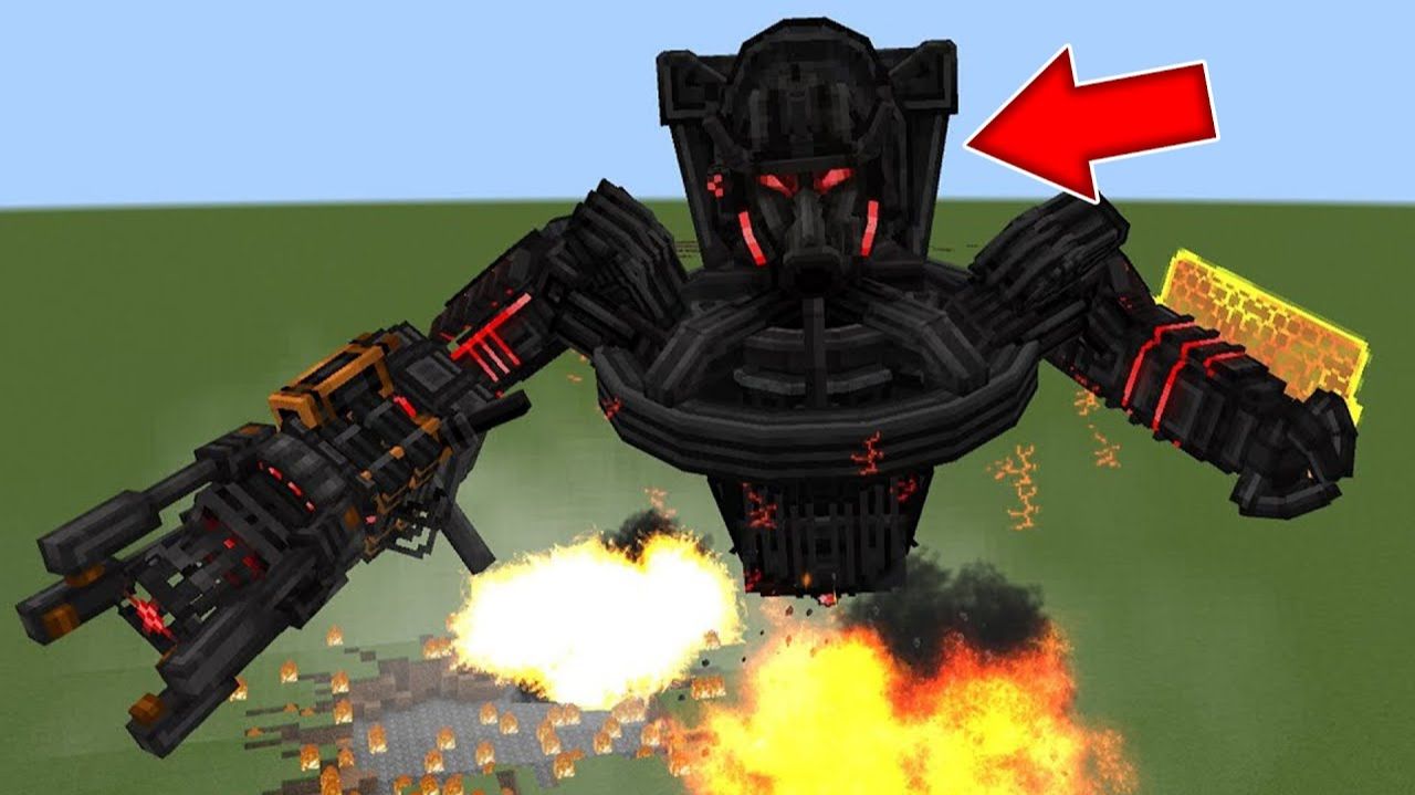 СКИБИДИ ТУАЛЕТ V11 МОД В МАЙНКРАФТ ! SKIBIDI TOILET V11 UPDATE MOD ADDON MOD MINECRAFT BEDROCK смотреть онлайн