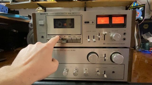 Sony TA-1630 (Усилитель), Sony TC-186SD (Дека). Ремонт. Профилактика.