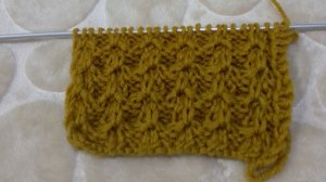 Узор спицами. Пчелиный рой.