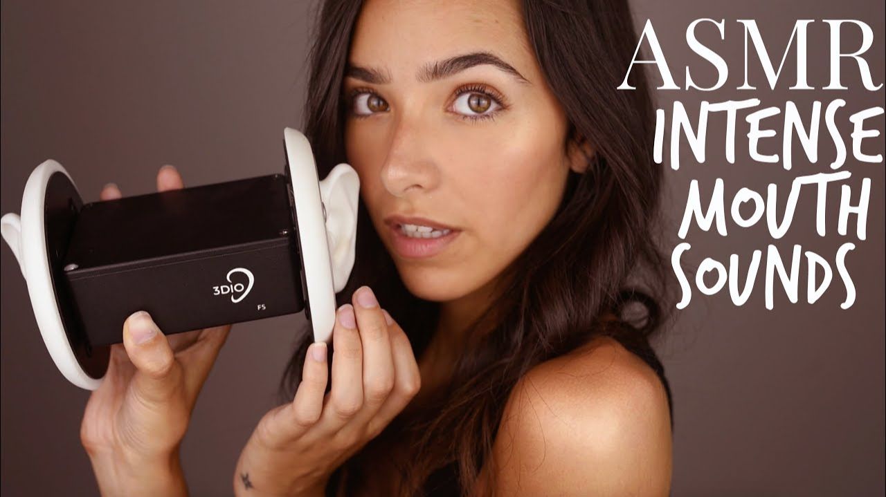ASMR 3DIO INTENSE Mouth Sounds (Gum Chewing, Kissing sounds, Pure Mouth Sounds, Tk, Trigger Words.. смотреть онлайн