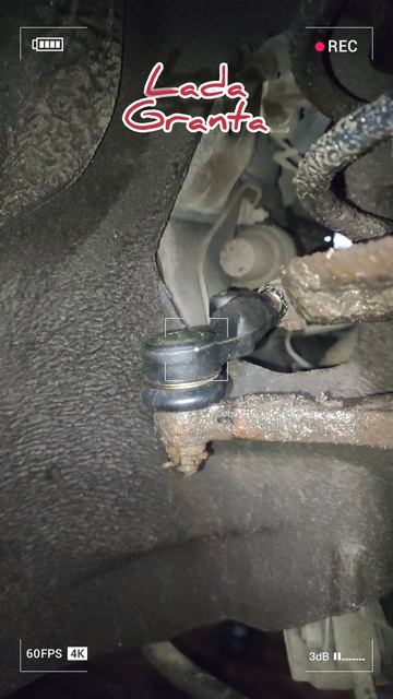 замена рулевых наконечников и шаровых опор Lada Granta
