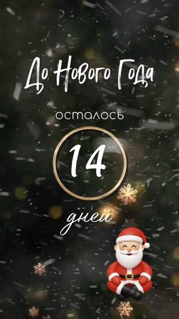 До Нового 2026 года осталось 14 дней❄️ смотреть онлайн