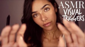 ASMR Visual Triggers for Sleep (Face touching, Face Brushing, Hand movements, Light, Cottons..)