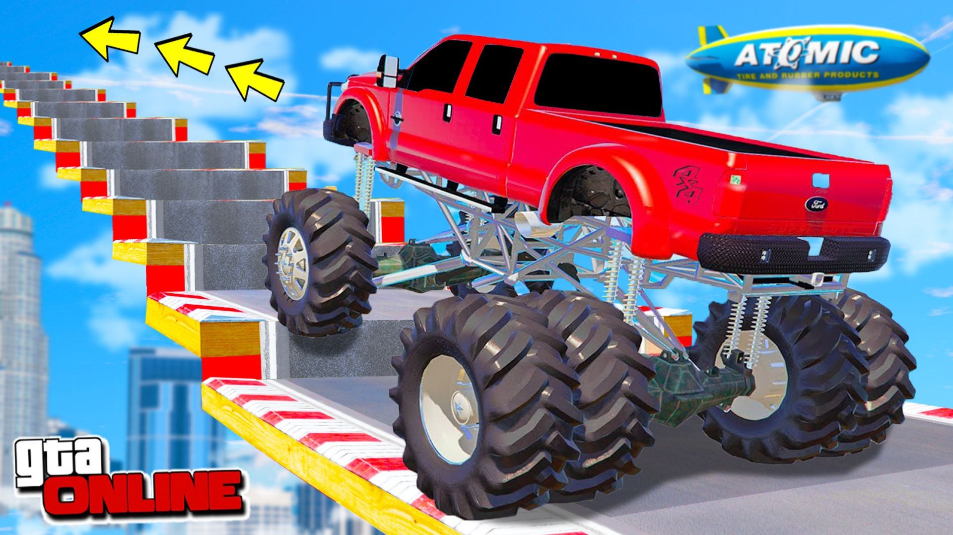 КАК ВЫСОКО СМОГУТ ЗАБРАТЬСЯ РАНДОМНЫЕ МАШИНЫ В ГТА 5 ПО СТУПЕНЬКАМ ЛЕСТНИЦЫ?