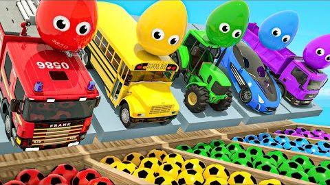 «Колёса автобуса» + «Дождик, дождик, уходи» — «Спускайся к бассейну» — детские стишки и песенки смотреть онлайн