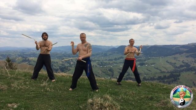Работа с нунчаками