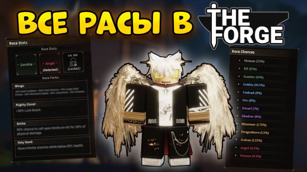 ⚒ ВСЕ Расы В Кузнице! The Forge Roblox