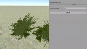 Asset Unity - Bush or Grass bend as Detail Mesh ( Изгиб куста или травы в качестве сетки деталей)