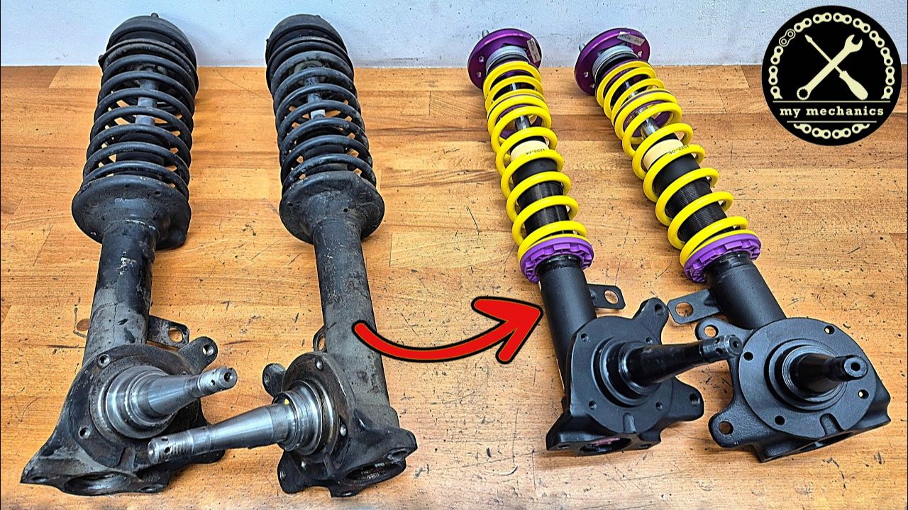 Destroying Original Struts to Install Coilovers – Datsun 240Z (2160p_30fps_AV1-128kbit_AAC) смотреть онлайн