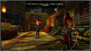 🔴🎥🎞️✂️ 🏰-🏰 🇵🇱 🇺🇸 🇩🇪 🇷🇺 Gothic 1 Remake VS Demake 23-5 Диалог с Диего возле Уистлера (ес