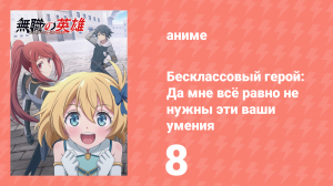 Бесклассовый герой: Да мне всё равно не нужны эти ваши умения 8 серия (аниме-сериал, 2025)