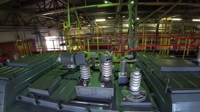 Обзор крышевого оборудования электровоза 3ЭС5к Ермак смотреть онлайн