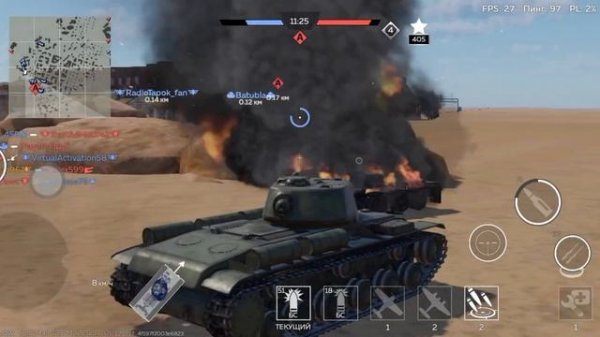 |Folix_Play| War Thunder Mobile,очень жёсткий бой!