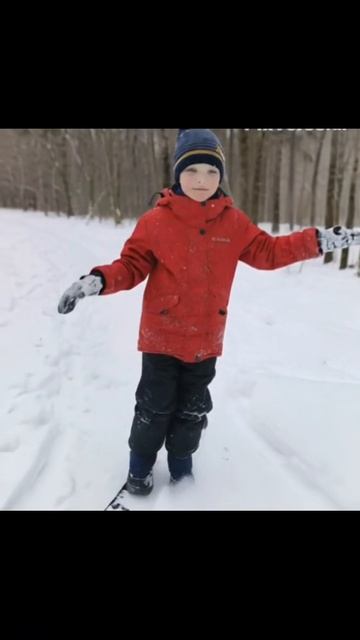 Андрей на сноуборде весело.mp4