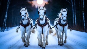СПЕШИТ К НАМ НОВЫЙ ГОД! ЭХ ТРИ БЕЛЫХ КОНЯ!