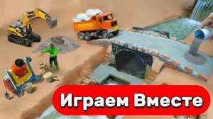 МУЛЬТИКИ ПРО ФЕРМУ С СУПЕРГЕРОЯМИ 🐄 ХАЛК ПОМОГАЕТ ИГРУШЕЧНЫМ МАШИНКАМИ И ПОЕЗДУ