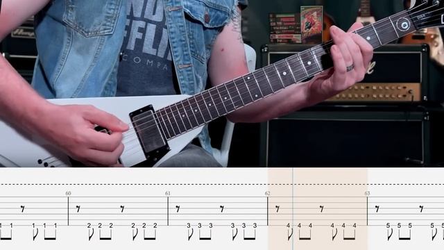 Megadeth - Angry Again Cover (Табулатура) Guitar Tutorial TABS