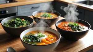 Пять супов 🍲, которые способствуют омоложению организма 🌱.