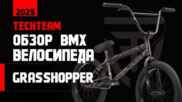 Обзор bmx Grasshopper от TechTeam