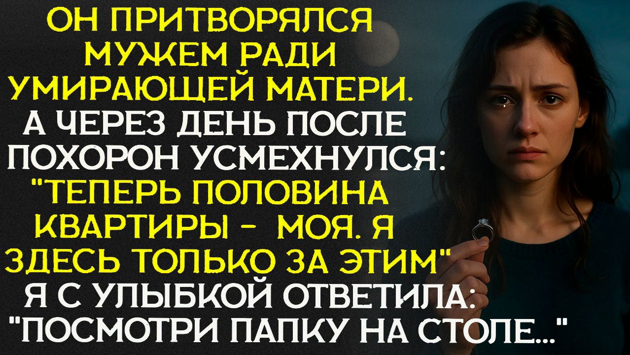 Притворялся МУЖЕМ для УМИРАЮЩЕЙ, чтобы получить КВАРТИРУ — но ошибся с... Слушать аудиорассказы смотреть онлайн