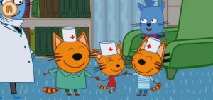 Три Кота Мультфильм Прививки..