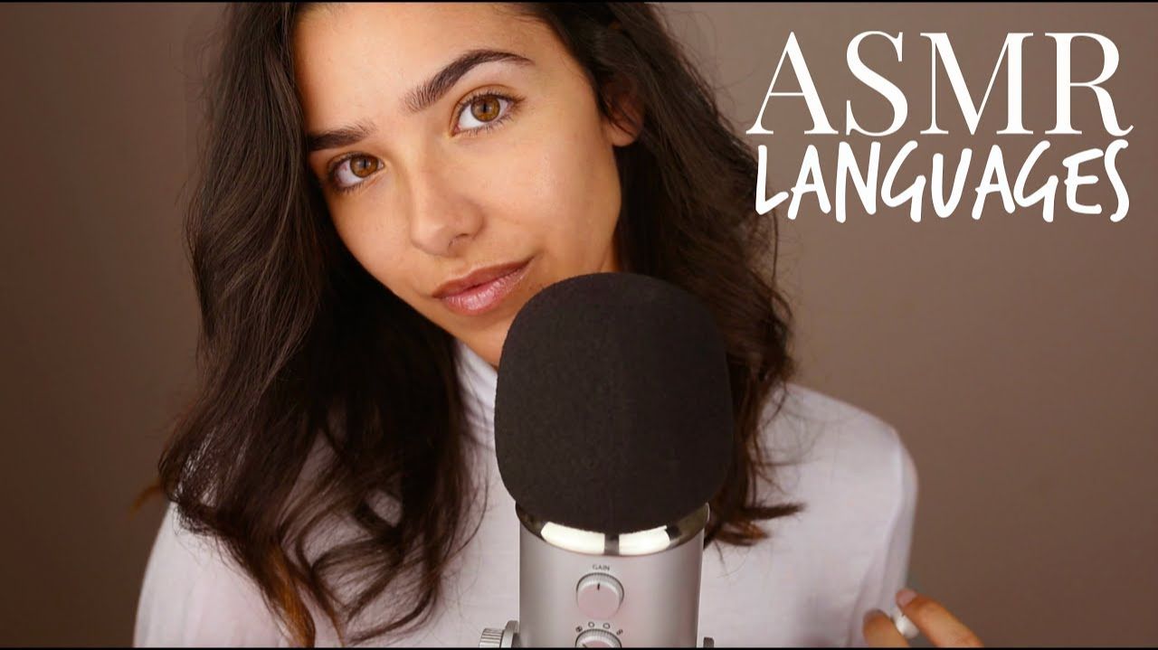 ASMR Different Languages Whispering (Russian, German, Portuguese, Spanish, Arabic, Japanese... смотреть онлайн