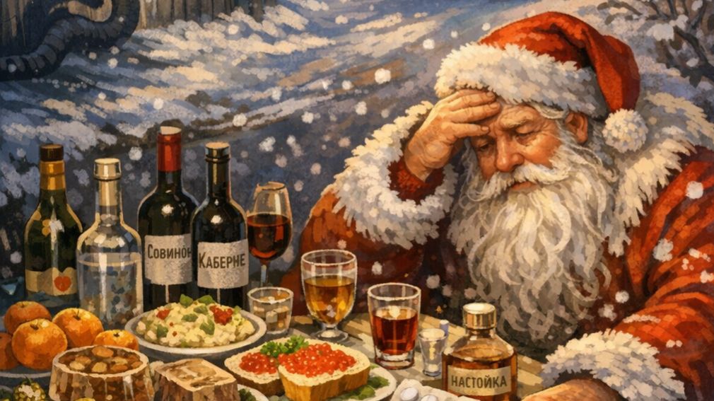 Будни Деда Мороза. Стихи: Олег Касьян. Музыка и исполнение: Пётр Масленников. Видео: Олег Касьян. смотреть онлайн