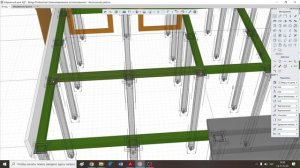 Каркасный дом в Renga. Модель раздела КД. Часть 5. Маркировка обвязки через Спецификацию.