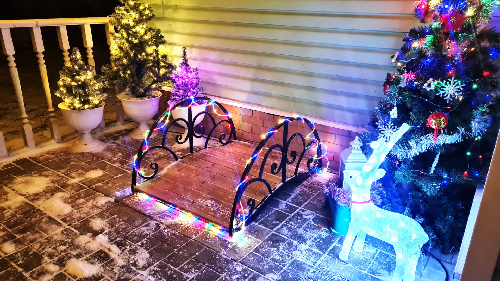 Украсила дачу, приглашаю в сказку!🎄☃️❄️ смотреть онлайн