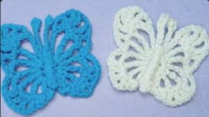 Красивые бабочки, связанные крючком, #crochet #crochetcrosai #knitting