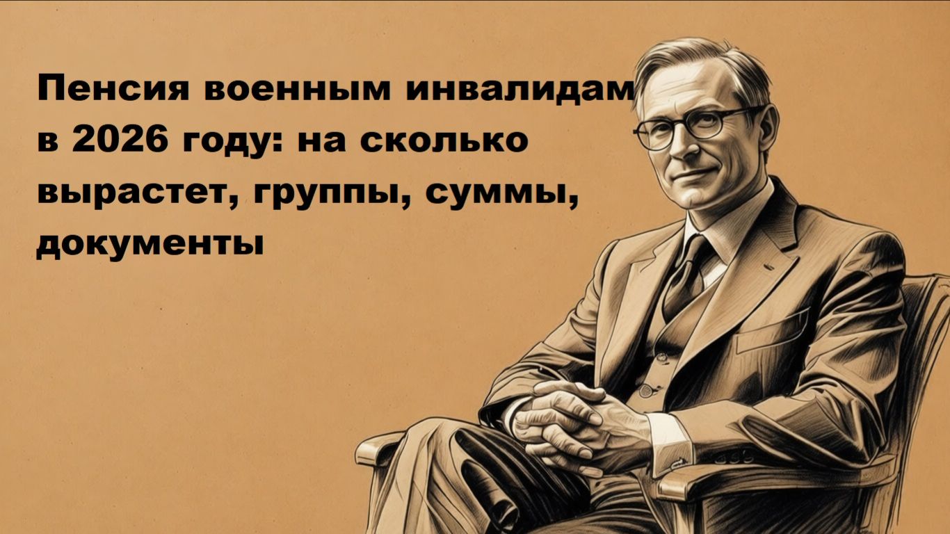 Пенсия военным инвалидам в 2026 году: размеры по группам, надбавки и льготы смотреть онлайн