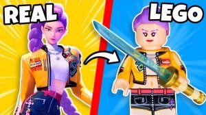 Лего Я собрал популярных ОХОТНИКОВ НА ДЕМОНОВ из конструктора LEGO...