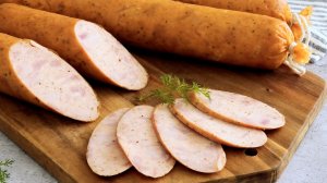 Домашняя куриная колбаса. Самая настоящая колбаса своими руками