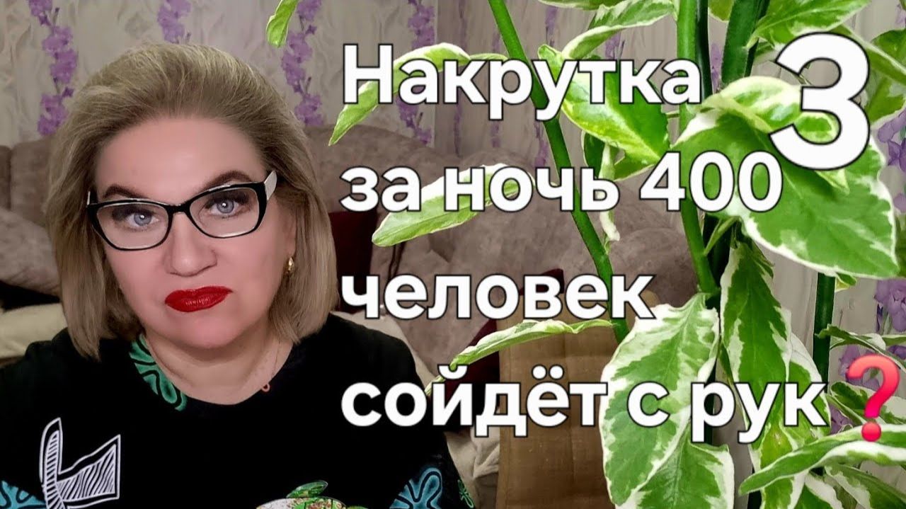 Накрутка за ночь 400 человек сойдёт с рук❓️ смотреть онлайн