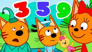 ТРИ КОТ - Учим цифры с котятками - Развивающий мультик для детей три кота