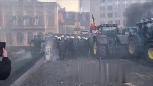 В Брюсселе тракторный майдан