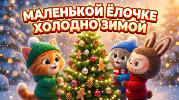 🎄 МАЛЕНЬКОЙ ЁЛОЧКЕ ХОЛОДНО ЗИМОЙ 🎶  ✨ НОВОГОДНИЙ МУЛЬТИК ДЛЯ ДЕТЕЙ ✨