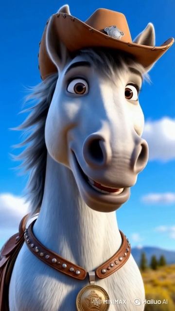 White Horse #horse #animation #cartoon