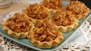 ОРЕХОВЫЕ ТАРТАЛЕТКИ СО СГУЩЁНКОЙ