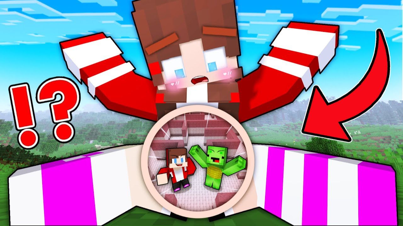 Джей Джей И Майки ПОСТРОИЛИ СЕКРЕТНЫЙ лабиринт ВНУТРИ ТЕЛА девушки Джей Джей？! Анимация смотреть онлайн